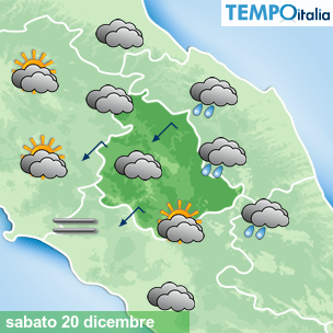 Mappa Giornaliera per la giornata di mercoledì 16 marzo