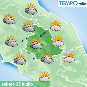 Mappa Giornaliera per la giornata di mercoledì 16 marzo