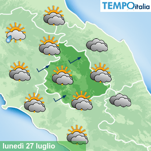 Mappa Giornaliera per la giornata di mercoledì 16 marzo