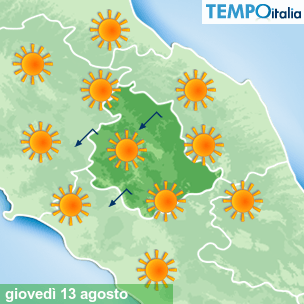 Mappa Giornaliera per la giornata di mercoledì 16 marzo