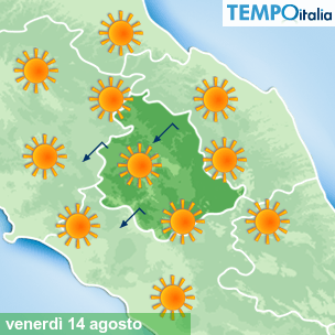 Mappa Giornaliera per la giornata di mercoledì 16 marzo