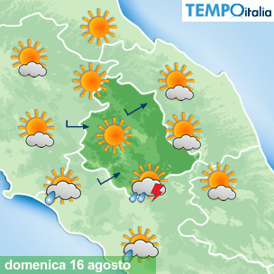 Mappa Giornaliera per la giornata di mercoledì 16 marzo
