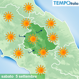Mappa Giornaliera per la giornata di mercoledì 16 marzo