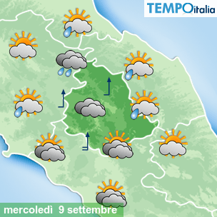 Mappa Giornaliera per la giornata di mercoledì 16 marzo