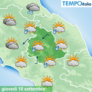 Mappa Giornaliera per la giornata di mercoledì 16 marzo