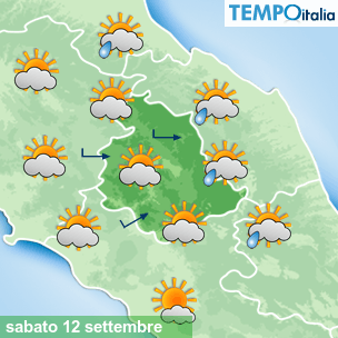 Mappa Giornaliera per la giornata di mercoledì 16 marzo