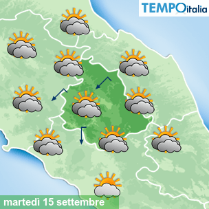 Mappa Giornaliera per la giornata di mercoledì 16 marzo