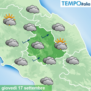 Mappa Giornaliera per la giornata di mercoledì 16 marzo