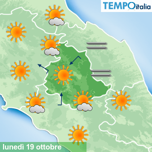 Mappa Giornaliera per la giornata di mercoledì 16 marzo