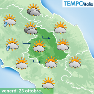 Mappa Giornaliera per la giornata di mercoledì 16 marzo