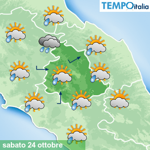 Mappa Giornaliera per la giornata di mercoledì 16 marzo