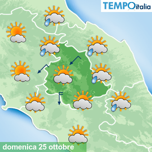 Mappa Giornaliera per la giornata di mercoledì 16 marzo