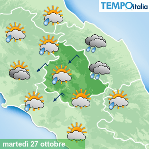 Mappa Giornaliera per la giornata di mercoledì 16 marzo