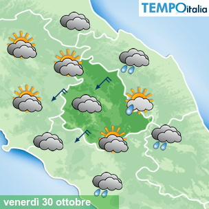 Mappa Giornaliera per la giornata di mercoledì 16 marzo