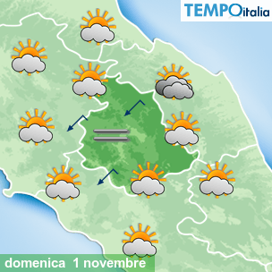 Mappa Giornaliera per la giornata di mercoledì 16 marzo