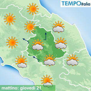 Mappa mattino per la giornata del 2024-11-21