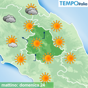 Mappa mattino per la giornata del 2024-11-24