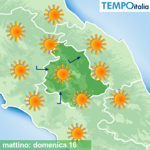 Mappa mattino per la giornata del 2026-08-16