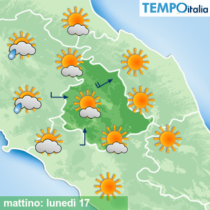 Mappa mattino per la giornata del 2026-08-17