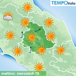 Mappa mattino per la giornata del 2026-08-19