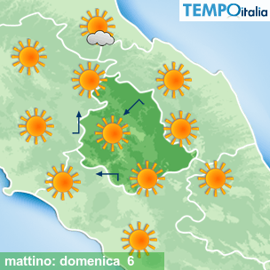 Mappa mattino per la giornata del 2026-09-06