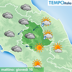 Mappa mattino per la giornata del 2026-09-10