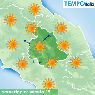 Mappa pomeriggio per la giornata del 2026-08-15