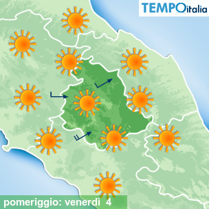 Mappa pomeriggio per la giornata del 2026-09-04