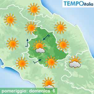Mappa pomeriggio per la giornata del 2026-09-06