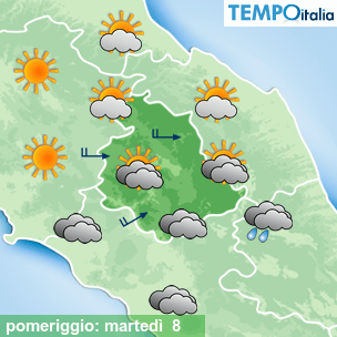 Mappa pomeriggio per la giornata del 2026-09-08