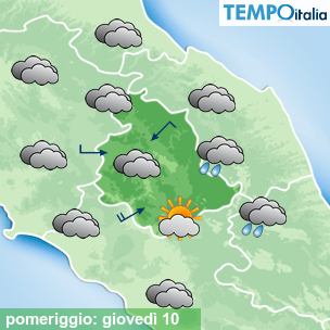 Mappa pomeriggio per la giornata del 2026-09-10