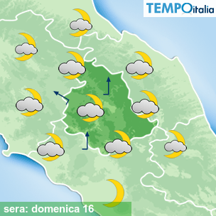 Mappa sera per la giornata del 2026-08-16