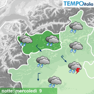 Mappa notte per la giornata del 2026-09-09