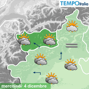 Mappa Giornaliera per la giornata di mercoledì 16 marzo