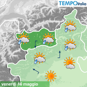 Mappa Giornaliera per la giornata di mercoledì 16 marzo