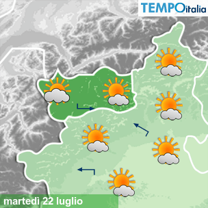 Mappa Giornaliera per la giornata di mercoledì 16 marzo