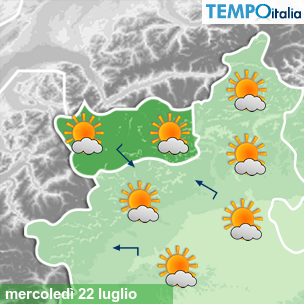 Mappa Giornaliera per la giornata di mercoledì 16 marzo