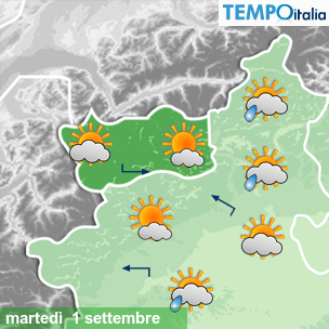 Mappa Giornaliera per la giornata di mercoledì 16 marzo
