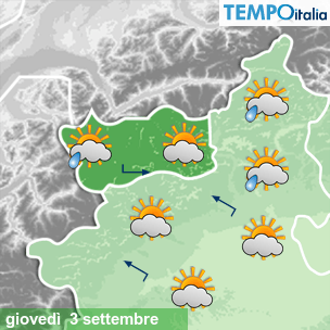 Mappa Giornaliera per la giornata di mercoledì 16 marzo