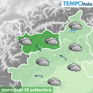 Mappa Giornaliera per la giornata di mercoledì 16 marzo