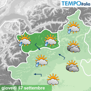 Mappa Giornaliera per la giornata di mercoledì 16 marzo