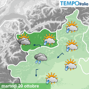 Mappa Giornaliera per la giornata di mercoledì 16 marzo