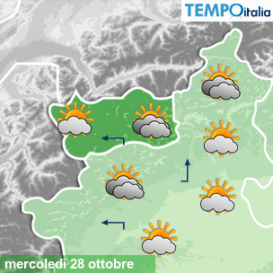 Mappa Giornaliera per la giornata di mercoledì 16 marzo
