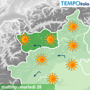 Mappa mattino per la giornata del 2026-07-28