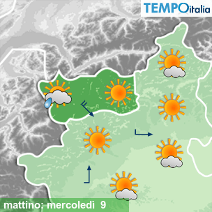 Mappa mattino per la giornata del 2026-09-09