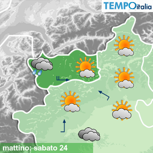 Mappa mattino per la giornata del 2026-10-24