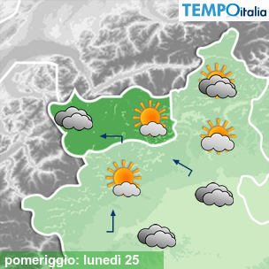 Mappa pomeriggio per la giornata del 2024-11-25