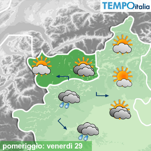 Mappa pomeriggio per la giornata del 2024-11-29