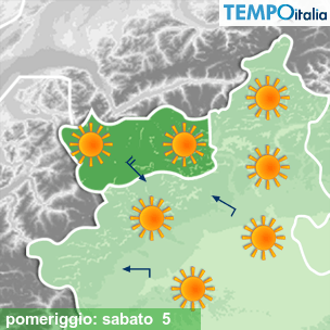 Mappa pomeriggio per la giornata del 2026-09-05