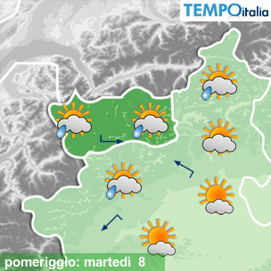 Mappa pomeriggio per la giornata del 2026-09-08